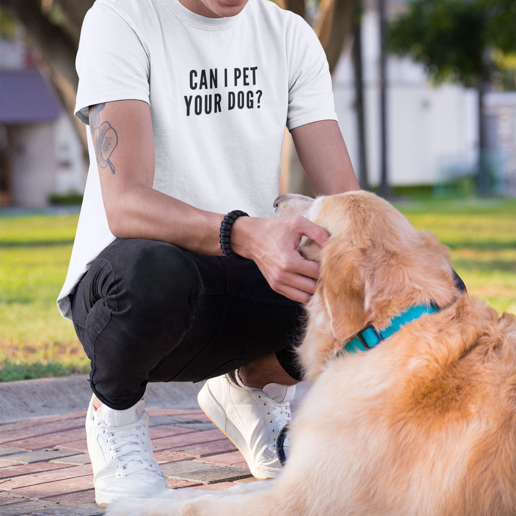 Can I Pet Your Dog - Men's Shirt - Human - The Sophisticated Pet