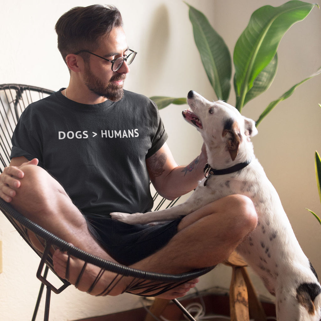 Dogs > Humans - Men's Shirt - Human - The Sophisticated Pet