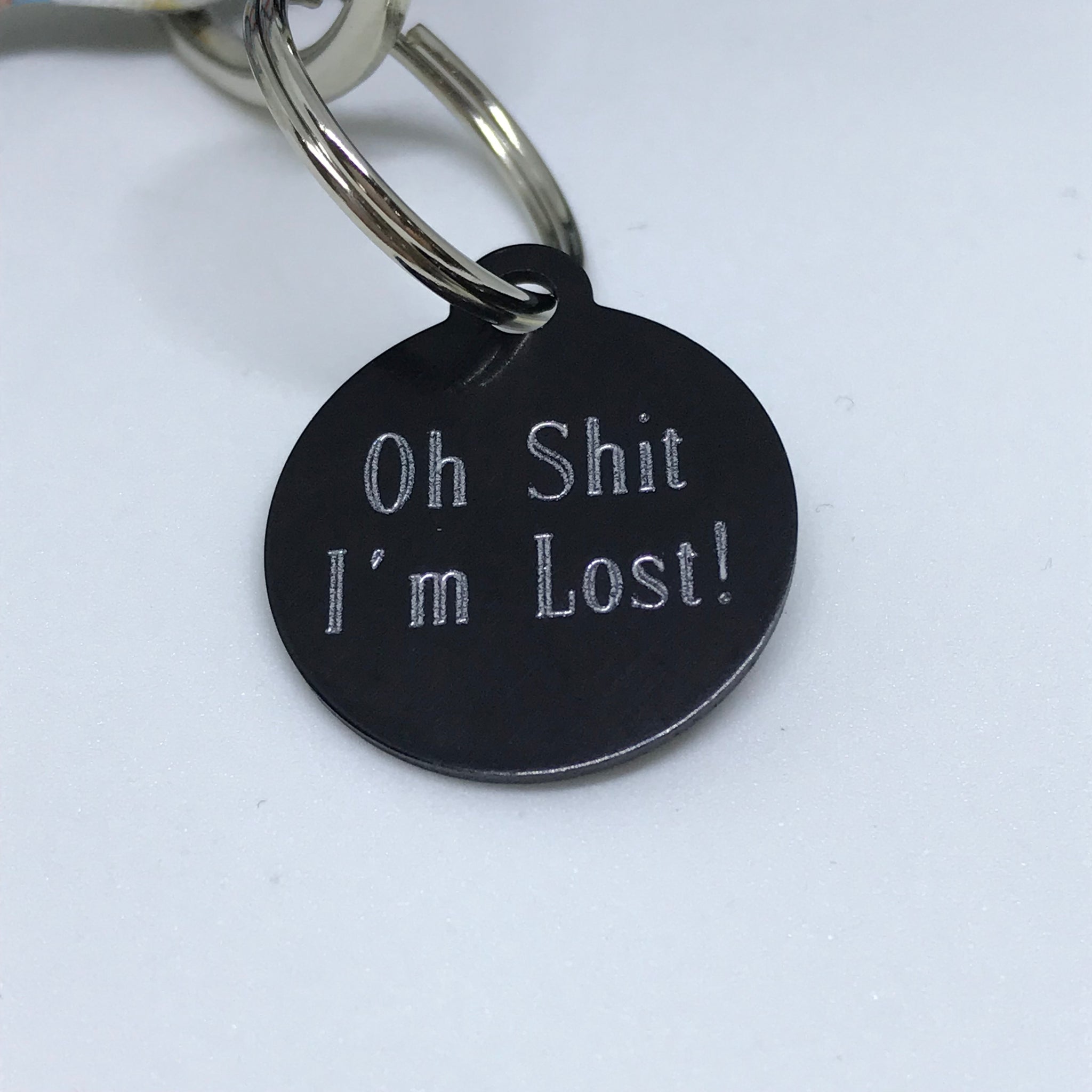 Oh Shit, I'm Lost! - Dog Tag– The Sophisticated Pet